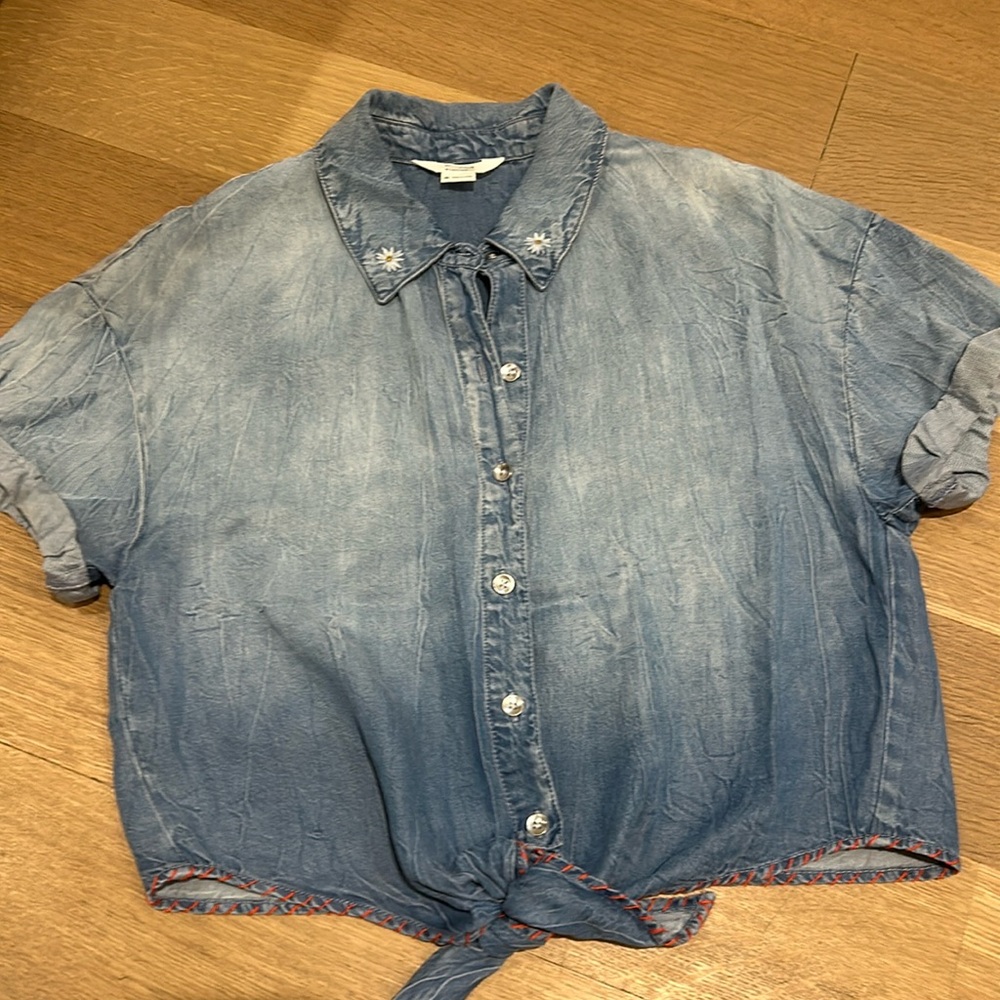 Spendid denim top
